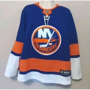Fanatics NHL NY Islanders Patch Colorblock Hockey Beauvillier 18 Jersey Size M